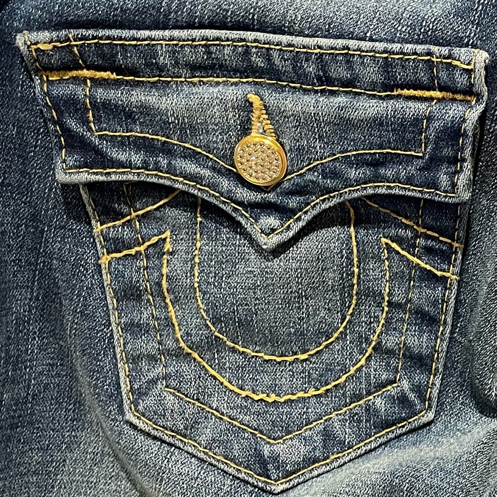 True Religion Swarovski Becky Boot Cut Jeans - Picture 2 of 9